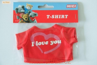 Nici Tričko červené "I Love You"